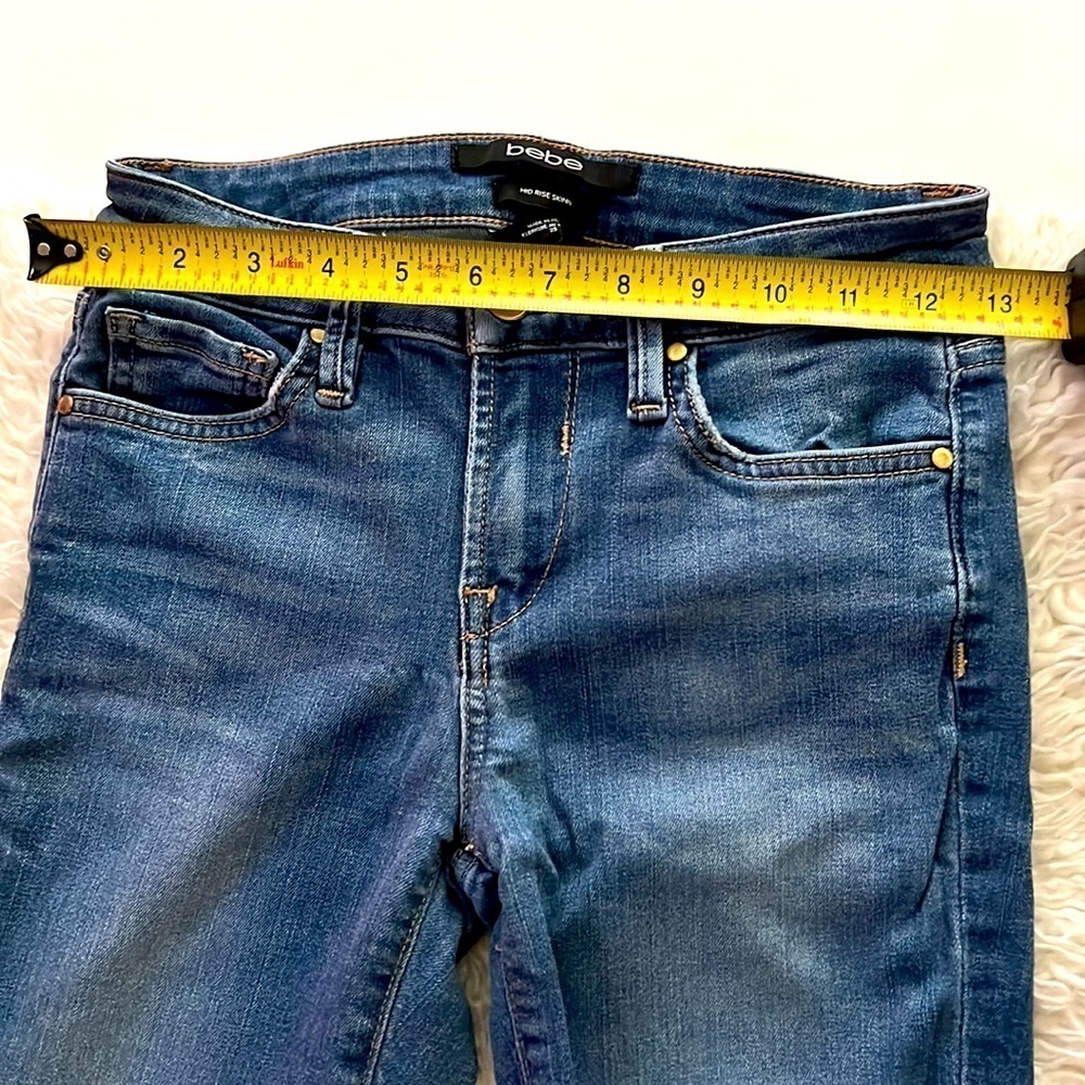 Bebe mid-rise Skinny Jeans. Fall & Back 2 School Ready! - Picture 6 of 8